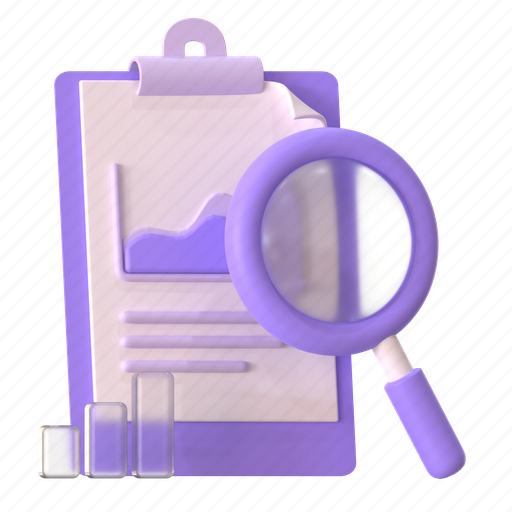 Document report, analysis, analytics, graph, clipboard, business, startup 3D illustration - Download on Iconfinder
