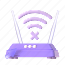 internet disconnect, network, modem, router, no signal, empty state, interface design, website, problem 