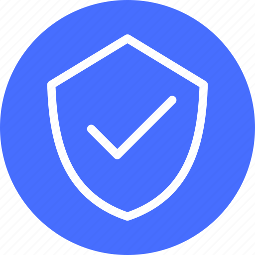 Blue, firewall, hack proof, protection, safe, secure icon - Download on Iconfinder