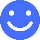 blue, cheerful, face, happy, like, smile, smiley