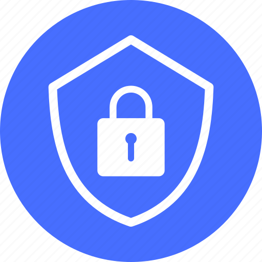 Blue, encryption, firewall, lock, safe, secure, security icon - Download on Iconfinder