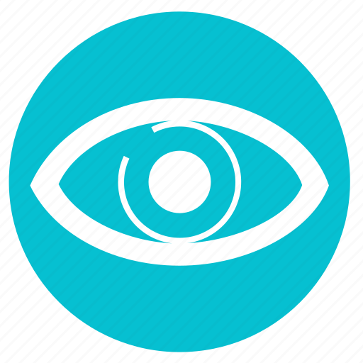 Eye, find, search, see, view, zoom, round icon - Download on Iconfinder