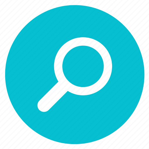 Find, glass, magnifier, magnifying, search, zoom, round icon - Download on Iconfinder