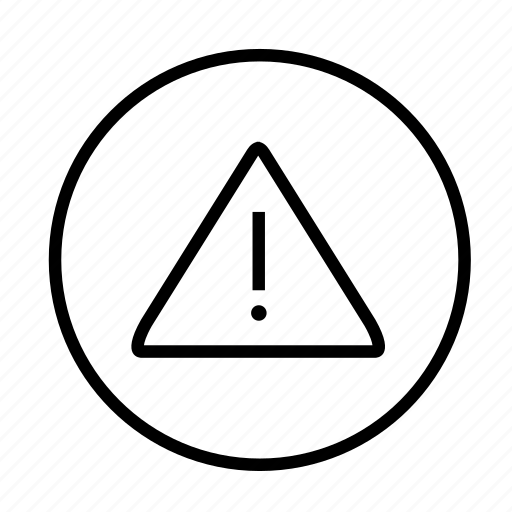 Attention, round, triangle, sign, warning icon - Download on Iconfinder