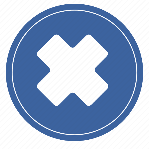 Bad, cross, hospital, rounded, social icon - Download on Iconfinder
