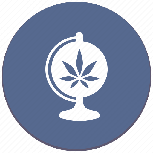 Canabis, globe, tabacco, world icon - Download on Iconfinder