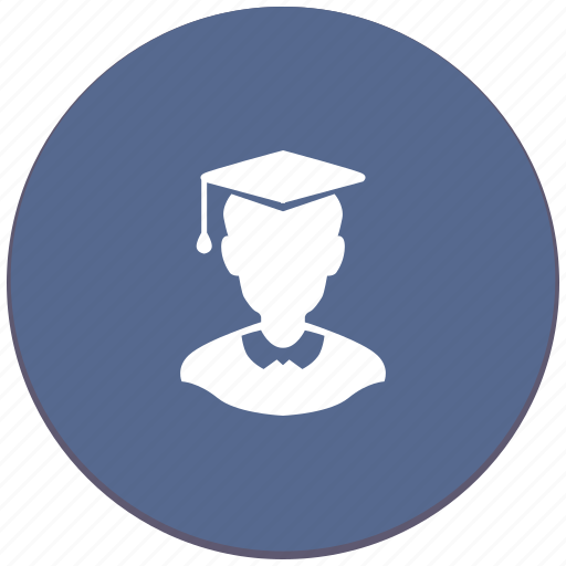 Hat, magister, man, official, phd, status icon - Download on Iconfinder