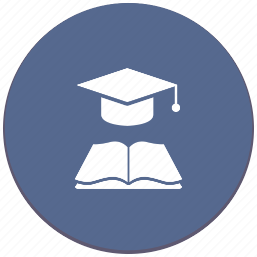Book, hat, magister, open, phd icon - Download on Iconfinder