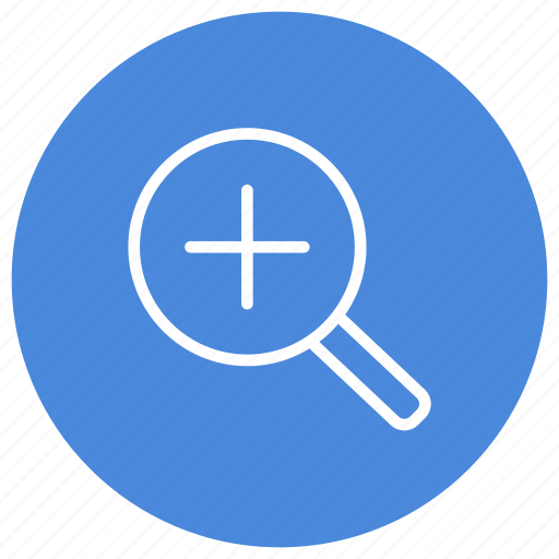 In, more, plus, zoom, glass, magnifying, view icon - Download on Iconfinder