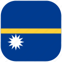 country, flag, national, nauru, rounded, square