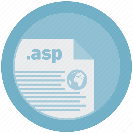 Asp, document, extension, file, format, round, roundettes icon - Download on Iconfinder