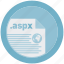 aspx, document, extension, file, format, round, roundettes 