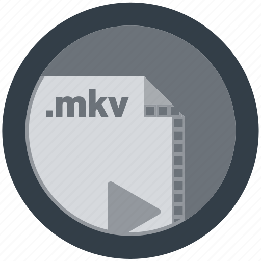 Document, extension, file, format, mkv, round, roundettes icon - Download on Iconfinder