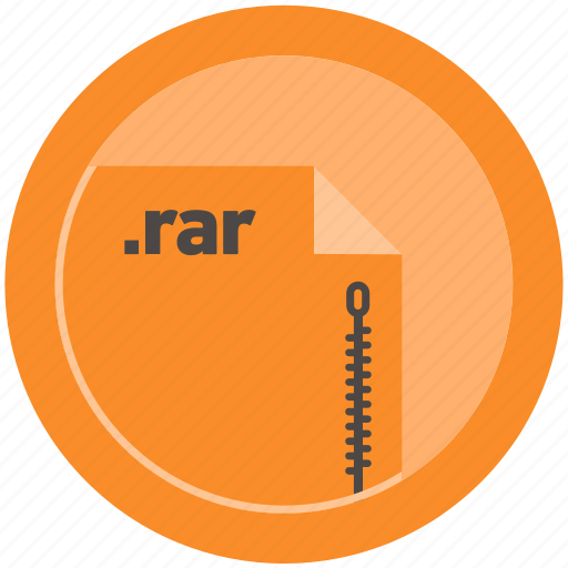 Document, extension, file, format, rar, round, roundettes icon - Download on Iconfinder