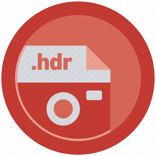Document, extension, file, format, hdr, round, roundettes icon - Download on Iconfinder