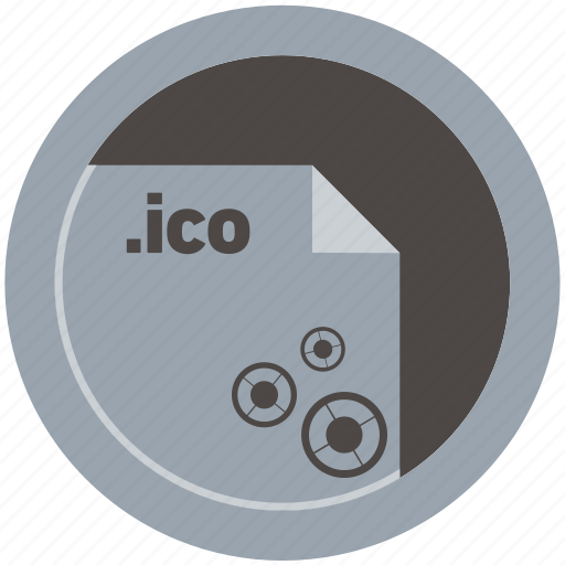 Document, extension, file, format, ico, round, roundettes icon - Download on Iconfinder