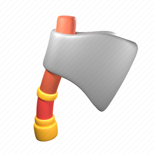 Axe, rpg, weapon, game, play, gaming 3D illustration - Download on Iconfinder