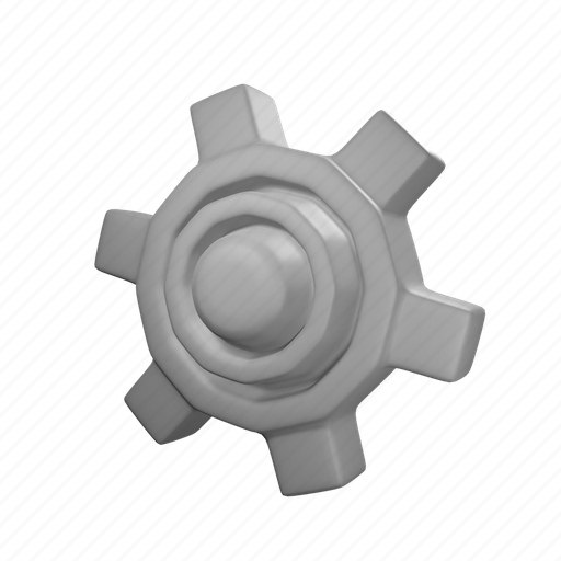 Gear, rpg, game, play, setting, player, options 3D illustration - Download on Iconfinder