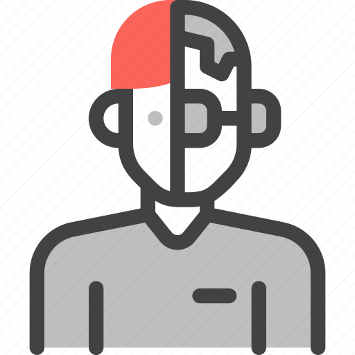 Future technology, tech, innovation, cyborg, robotic, man, cybernetic icon - Download on Iconfinder