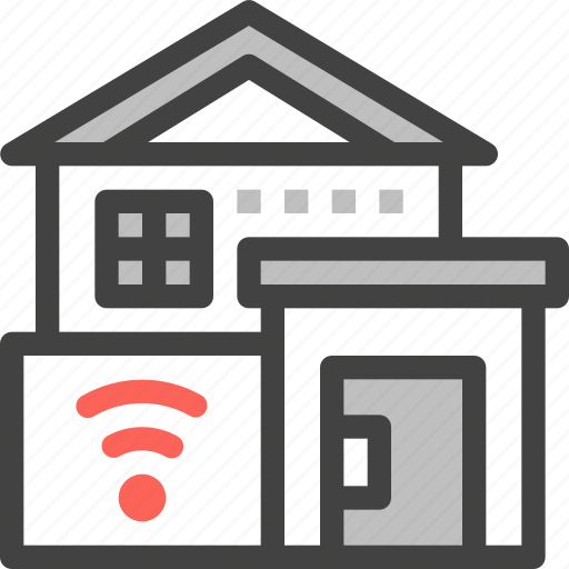 Future technology, tech, innovation, smart home, house, estate, wifi icon - Download on Iconfinder