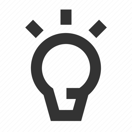 Bulb, lamp, idea, on icon - Download on Iconfinder