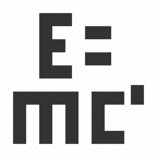 Emc, physics, formula, einstein icon - Download on Iconfinder