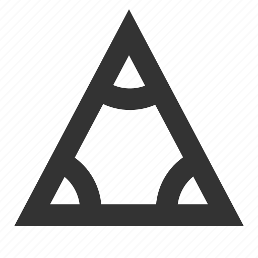 Triangle, geometry, science icon - Download on Iconfinder