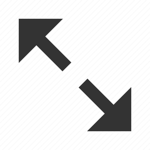 Diagonal, size, arrows icon - Download on Iconfinder