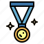 award, champion, medal, winner 