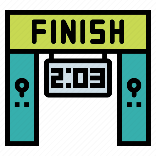 Competition, finish, line, racing icon - Download on Iconfinder