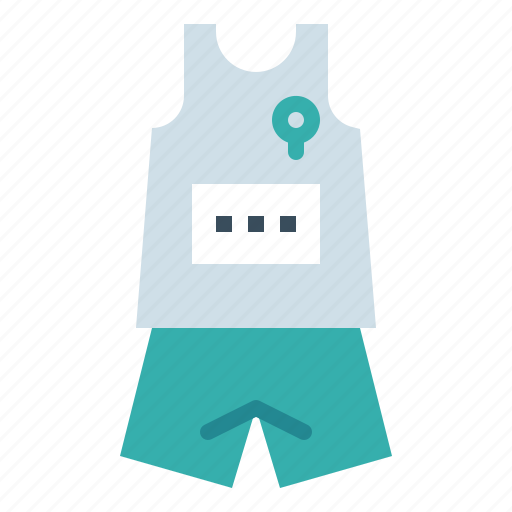 Running, shirt, short, vest icon - Download on Iconfinder