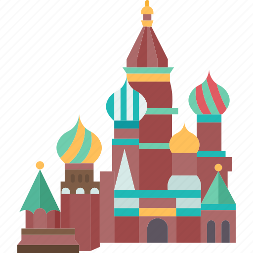 Cathedral, saint, basil, moscow, landmark icon - Download on Iconfinder