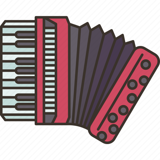 Accordion, folk, music, instrument, harmonica icon - Download on Iconfinder