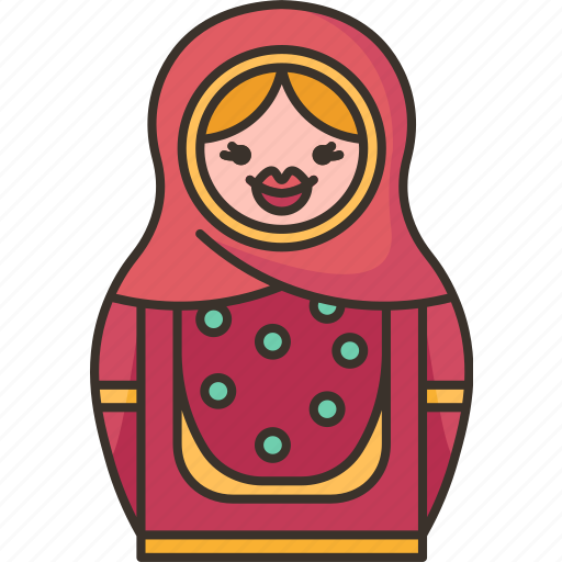 Matryoshka, doll, russia, traditional, souvenir icon - Download on Iconfinder