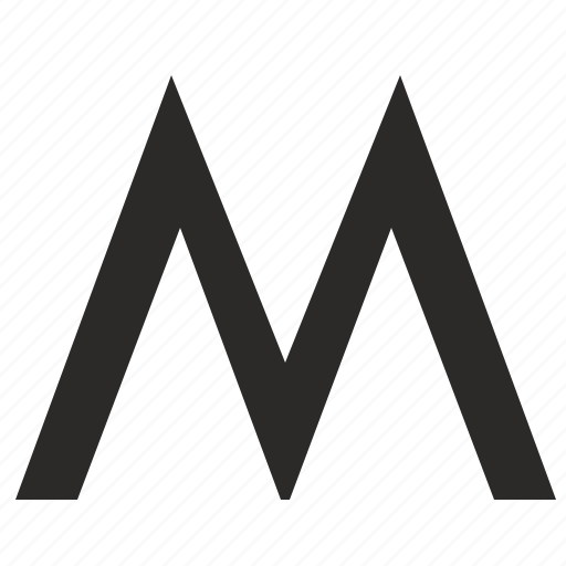 M, metro, metropolitan, moscow, russia, transport icon - Download on Iconfinder