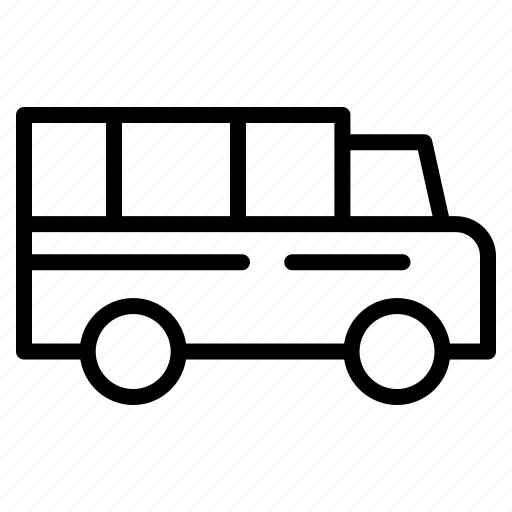 Truck, van, vehicle, transportation, cargo, transport, car icon - Download on Iconfinder