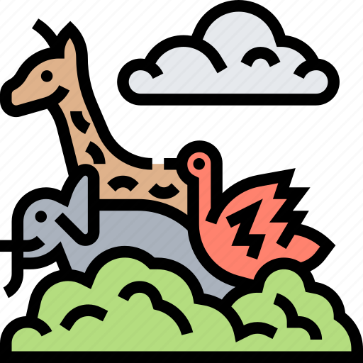 Wildlife, safari, animals, park, africa icon - Download on Iconfinder