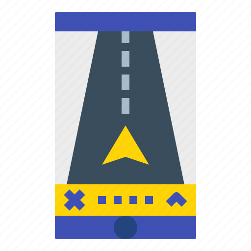 Arrow, gps, location, map, navigation, road, travel icon - Download on Iconfinder
