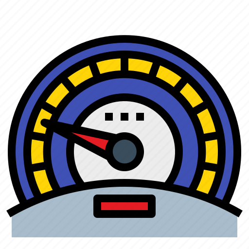 Car, dashboard, meter, slow, speed, speedometer icon - Download on Iconfinder