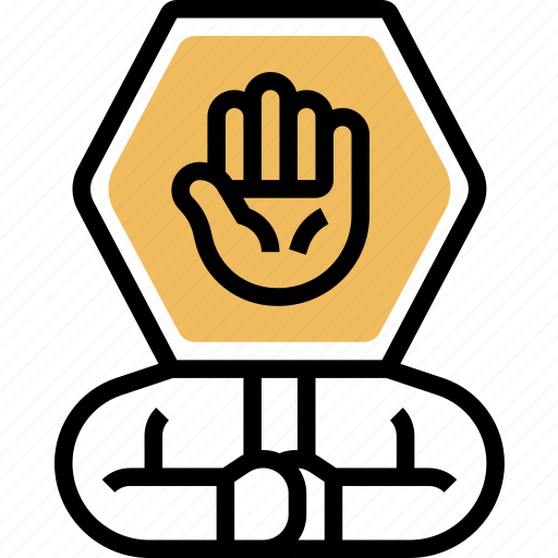 Stop, sign, caution, traffic, warning icon - Download on Iconfinder