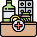 medicine, aid, kit, emergency, healthcare