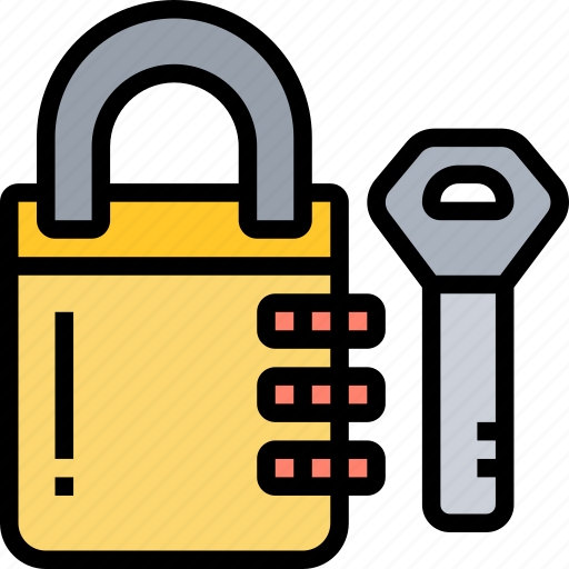 Padlock, key, protection, security, access icon - Download on Iconfinder