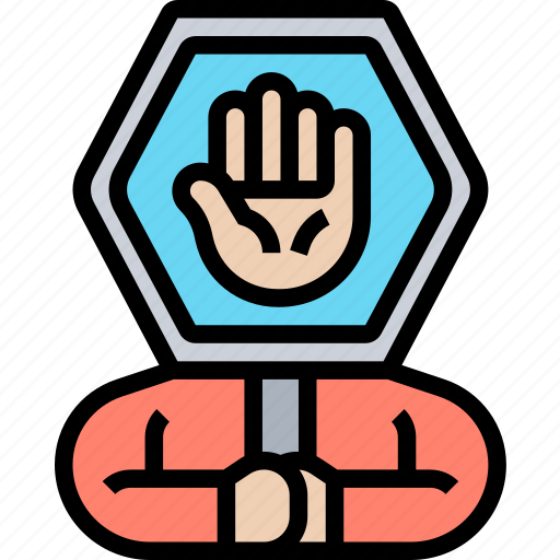 Stop, sign, caution, traffic, warning icon - Download on Iconfinder