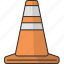 traffic, cone, attention, caution, street 