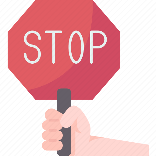 Stop, sign, road, caution, traffic icon - Download on Iconfinder