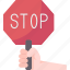 stop, sign, road, caution, traffic 