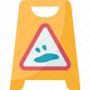 warning, wet, floor, cleaning, caution