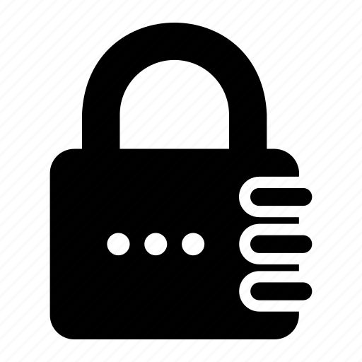 Padlock, locked, code, access, security, tool, utensils icon - Download on Iconfinder