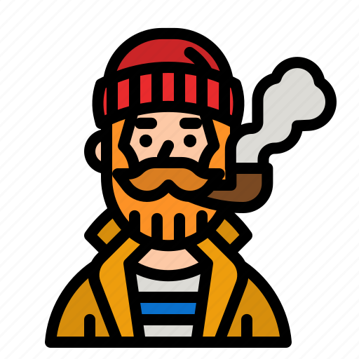 Fisherman, professions, jobs, occupation, avatar icon - Download on Iconfinder