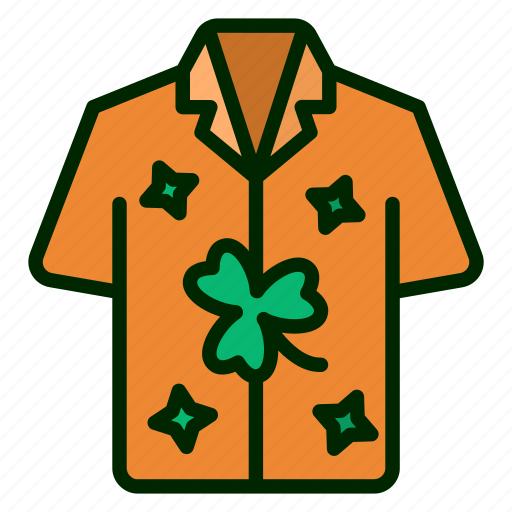 Irish, clover, t, shirt, costume, fashion, saint patrick icon - Download on Iconfinder